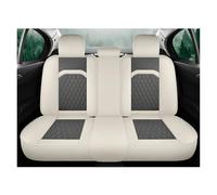 Rugnipw Funda Asiento Coche para Toyota, para RAV4, para Avensis, T25, T27, para Yaris, para Auris para Aqua Fundas Asientos Coche(Beige Grey Rear)