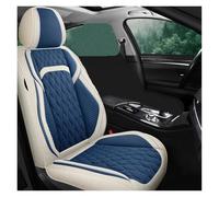 Rugnipw Funda Asiento Coche para Toyota, para RAV4, para Avensis, T25, T27, para Yaris, para Auris para Aqua Fundas Asientos Coche(Beige Blue Front)