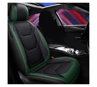 Rugnipw Fundas Cuero para Asientos Coche para Chevrolet para Epica para Lacetti para Sonic para Spark para Equinox para Malibu Fundas Asientos Coche(Green Front)