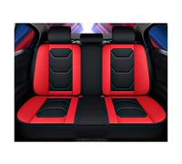 Rugnipw Fundas Cuero para Asientos Coche para Chevrolet para Epica para Lacetti para Sonic para Spark para Equinox para Malibu Fundas Asientos Coche(Wine Red Rear)