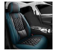 Rugnipw Fundas Cuero para Asientos Delanteros Traseros Coche para Chevrolet para Sail para Sonic para Aveo para Lacetti para Orlando Fundas Asientos Coche(Black Blue Front)