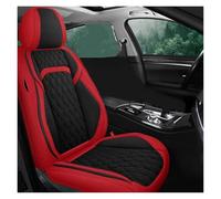 Rugnipw Juego Completo Fundas Lino para Asientos Delanteros Y Traseros Coche para Mazda 3, 2, 6, para Mazda CX3, CX4, CX5 Y CX30 Fundas Asientos Coche(Black Red Front)