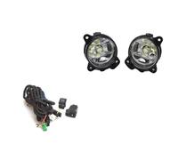 Rugnipw Luces Antiniebla Delanteras Para VW Para T5 Para Transportador Para Multivan Cubierta Parrilla Conmutador Arnés Alambre Kit Lámpara Niebla Luces Niebla Led(Pair LED wire)