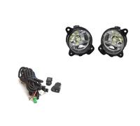 Rugnipw Luces Antiniebla Delanteras Para VW T5 Para Transportador Para Multivan Cubierta Lámpara Niebla Gris Parrilla Kit Interruptor Arnés Alambre Luces Niebla Led(LED and wires)