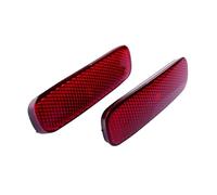 Rugnipw Luz Reflectora Parachoques Trasero 2x Para Fiat Para Scudo 2007-en Adelante Reflector De Parachoques Trasero Rojo