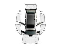 Rugnipw Parasol para Coche para BYD para Atto 3 para Yuan Plus 2022-2024 Parasoles De Coche Parabrisas Visera Anti-UV Cubierta De Persianas Solares(All Sunshades)