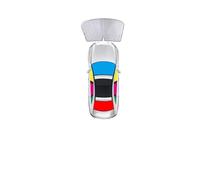 Rugnipw Parasol para Coche para Xpeng G6 2023-2025 Parasol para Coche Cubiertas De Ventana Laterales Protección UV Cobertura Parasoles Automáticos(Front Windshield)