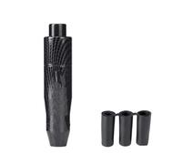 Rugnipw Pomos Palanca Cambios Palanca Cambio Marchas 5 Velocidades Estilo Fibra Carbono 13CM,8MM,10MM,12MM,Forma Universal Cambios Transmisión Manual(Automatic Car NS)