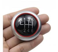Rugnipw Pomos Palanca Cambios Para A4 B6 B7 B8 A6 S4 8K A5 8T Q5 8R S Line 5/6 Número Velocidad Perilla Palanca Cambios(R123456 Red)