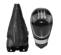 Rugnipw Pomos Palanca Cambios Para Ford Para Ecosport 2013-2018 Accesorios Coche Piezas Repuesto Interior Pomo Cambio Marchas Funda Protectora Palanca Cambios(B0549 and K0016)