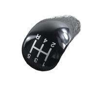 Rugnipw Pomos Palanca Cambios Para Ford Para Fiesta MK6 Para Fusion Para Transit Para Connect 2002-2008 Manual 5/6 Perilla Cambio Velocidad Número Cap(Black 5 Speed)