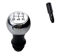 Rugnipw Pomos Palanca Cambios Para Peugeot 106 107 206 207 301 306 307 308 406 407 2008 3008 5 Velocidades MT Gear Shift Knob Lever Shifter Handle Stick(Chrome Sleeve)