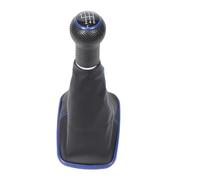 Rugnipw Pomos Palanca Cambios Para VW Para Golf Para Bora Para Jetta MK4 1999-2004 Perilla Cambio Cubierta Antipolvo Manual 5/6 Velocidades(Blue Frame 6 speed)