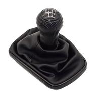 Rugnipw Pomos Palanca Cambios Para VW Para Golf Para Bora Para Jetta MK4 1999-2004 Perilla Cambio Cubierta Antipolvo Manual 5/6 Velocidades(Black frame 5 speed)