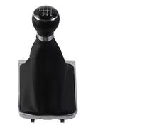 Rugnipw Pomos Palanca Cambios Para VW Para PASSAT B6 2005-2012 Perilla Palanca Cambios Polaina Cubierta Bota Cuero Manual 5/6 Velocidades(Plastic 6 speed)