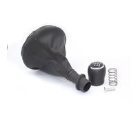 Rugnipw Pomos Palanca Cambios Para VW Para Transporter T5 .1 T6 Gp 2003-2011 Pomo Cambio Marchas Coche Funda Cuero Accesorios 5/6 Velocidades(Black 6 Speed)