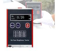 Rugosímetro portátil de 0,01 μm, medidor digital de rugosidad con bloque de calibración estándar, 4 parámetros de prueba: Ra/Rq 0,05~15,0 μm, Rz/Rt 0,1~50,0 μm, para para mediciones industriales