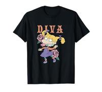 Rugrats Angelica Diva Roses Bold Retro Look Camiseta