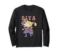 Rugrats Angelica Diva Roses Bold Retro Look Manga Larga