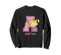 Rugrats Angelica Wasn't Me Funny Pink Varsity Look Sudadera