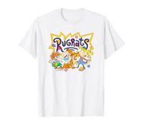 Rugrats Coloring Book Character Collage Retro 90's Cartoon Camiseta