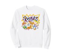 Rugrats Coloring Book Character Collage Retro 90's Cartoon Sudadera