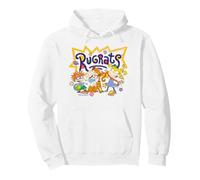 Rugrats Coloring Book Character Collage Retro 90's Cartoon Sudadera con Capucha