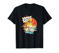 Rugrats Group With Reptar And Nickelodeon Logo Camiseta