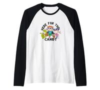 Rugrats Here For The Candy Halloween Trick Or Treat Camiseta Manga Raglan