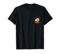 Rugrats Reptar Eye Scratch Mark Monster Reveal Left Chest Camiseta
