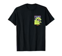 Rugrats Reptar Green Dinosaur Left Chest Camiseta