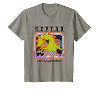Rugrats Reptar Returns! Vintage Neon Kanji Poster Camiseta, Niños, Pizarra, 10 años