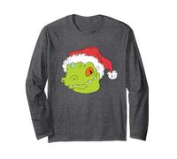Rugrats Reptor Santa Hat Manga Larga