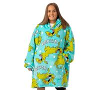 Rugrats Sudadera con Capucha con Capucha con Manta Azul VUddie para Mujer | Envuélvete en Reptar Comfort con Este Reptar VUddie | Una Talla para Todos | Abraza Aventuras acogedoras