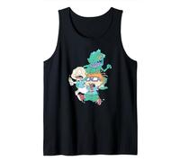 Rugrats Tommy and Chucky Run From Reptar Camiseta sin Mangas