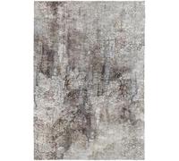 Rugs&Rugs Alfombra decorativa de algodón con impresión digital gris 160x230 cm