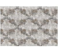 Rugs&Rugs Alfombra decorativa de algodón con impresión digital gris 160x230 cm