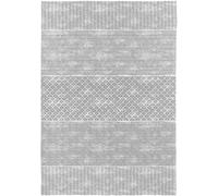 Rugs&Rugs Alfombra decorativa de algodón con impresión digital gris 200x290 cm