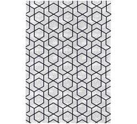 Rugs&Rugs Alfombra decorativa de algodón con impresión digital gris 200x290 cm