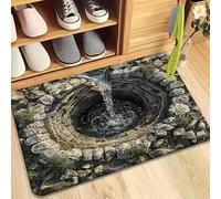 Rugs That Look Like a Hole, Dog Gets Scared of 3D Hole Carpet, 3D Trap Optical Visual Illusion Rugs, Optical Illusion Rug, for Door Entrance, Bathroom, Stairs, Living Room Decor (C,31.5*47.2in)