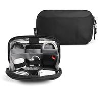 RUGSAK Bolsa organizadora de cables, compacta para accesorios electrónicos para portátil, teléfono móvil, cargador, cable, disco duro, adaptador y tarjetas SD | Tech Pouch Cable Bag para viajes y