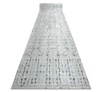 rugsx Alfombra Antideslizante Lotus Oasis 43570 Boho Beige - Lavable en Lavadora - 120x270 cm - Pasillo y Cocina