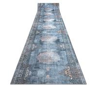 rugsx Alfombra Antideslizante Lotus Rosette 47050 Gris - 100x600 cm - Pasillo y Cocina - Lavable en Lavadora