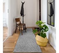 rugsx Alfombra de Pasillo Casablanca Gris 90x350 cm