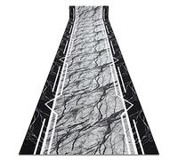 rugsx Alfombra de Pasillo, MARMUR, mármol, Piedra Gris, Antideslizante, para Cocina, Corredor, salón, Durable, Moderno, 110x900 cm