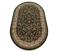 rugsx Alfombra Royal Clásico, Alfombra Tradicional, para la habitación, Sala de Estar, Dormitorio, ADR 1745 Verde, Oval 200x290 cm