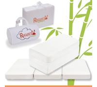 RUGUIES Colchón Cuna de Viaje 120x60cm para Máximo Confort- Infantil Plegable y Portátil- Funda Extraible de Algodón de Bambú- Colchoneta Suelo para Bebés- Hipoalegenico- Oeko Tex.