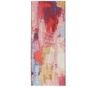 RugVista Anya, Alfombra Interior y Exterior, Modernas, 80 x 200 cm, Rectangular, Pelo Corto, Cocina, Pasillo, Patio, Lavado a Mano, Resistente los Rayos UV, Multicolore