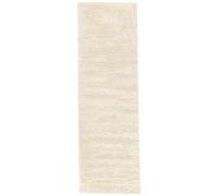 RugVista Aris, Alfombra, Modernas, 80 x 250 cm, Rectangular, Pelo Lungo, Sala de Estar, Dormitorio, Pasillo, Limpieza en seco, Off Blanco