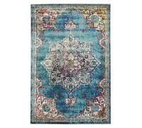 RugVista Balmoral, Alfombra, Modernas, 160 x 230 cm, Rectangular, Pelo Medio, Sala de Estar, Comedor, Dormitorio, Cocina, Limpieza en seco, Oscuro Teal